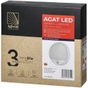 Wall lamp Orno AGAT LED 15W, garden lamp with 140 motion sensor, 1100lm, IP54, 4000K, white Wall lamp Orno AGAT LED 15W, garden lamp with 140 motion sensor, 1100lm, IP54, 4000K, white
