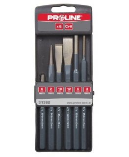 Proline Pro-Line Set of punches, chisels and center punches 6 pcs. 31362