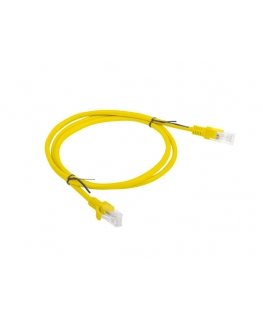 Lanberg PCU5-10CC-0100-Y võrgukaabel Kollane 1 m Cat5e U/UTP (UTP)