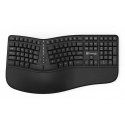 Powerton LANA, Keyboard ergonomic US, with cable (USB), black Powerton LANA, Keyboard ergonomic US, with cable (USB), black