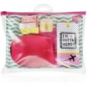 Inflight Essential Kit Set Beauty Junky: Beauty Junky, Hair Elastic, x3 pcs + Beauty Junky, Earplugs + Beauty Junky, Luggage Tag