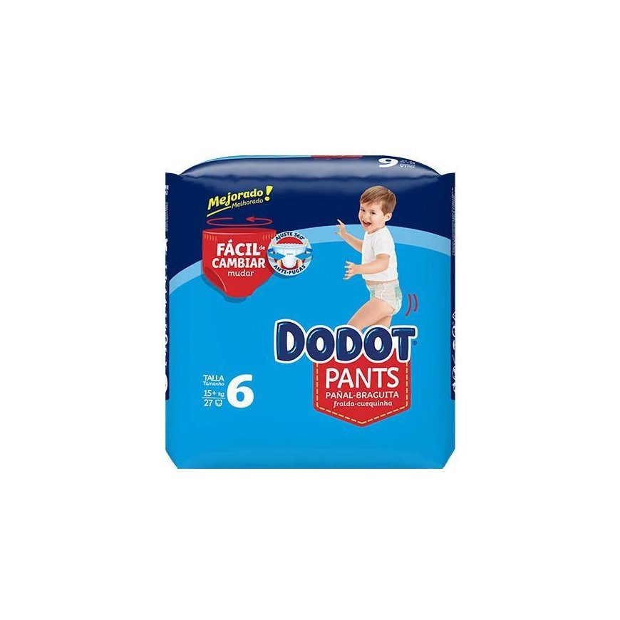 P Dodot Pants Talla 6 27 Uds