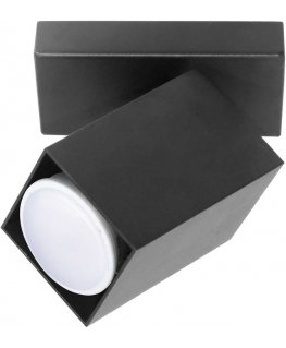 Hanging lamp Orno KUBAR SP 1, wall and ceiling lamp, GU10, IP20, black