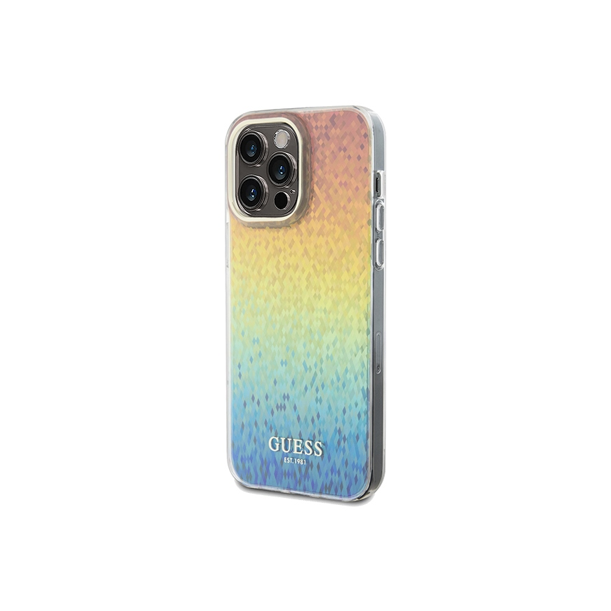 Original Front Panel Case GUESS GUHCP13XHDECMI for iPhone 13 Pro Max (IML Faceted Mirror / Disco Rainbow) – 2