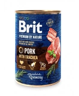 BRIT Premium by Nature Pork with Trachea - Wet dog food - 400 g