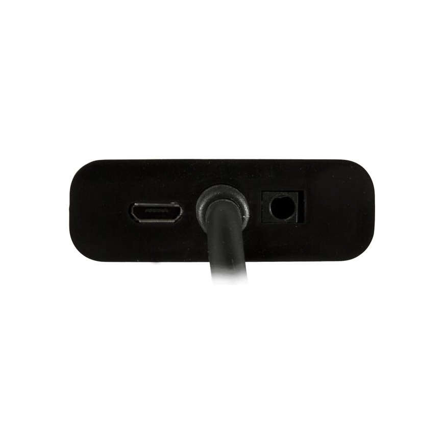 Deltaco HDMI-VGA7 vaizdo kabelio adapteris 0,2 m VGA (D-Sub) + Micro USB Type-B Juoda – 2