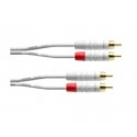 Cordial CFU 3 CC-SNOW аудио кабель 3 m 2 x RCA Белый Cordial CFU 3 CC-SNOW аудио кабель 3 m 2 x RCA Белый