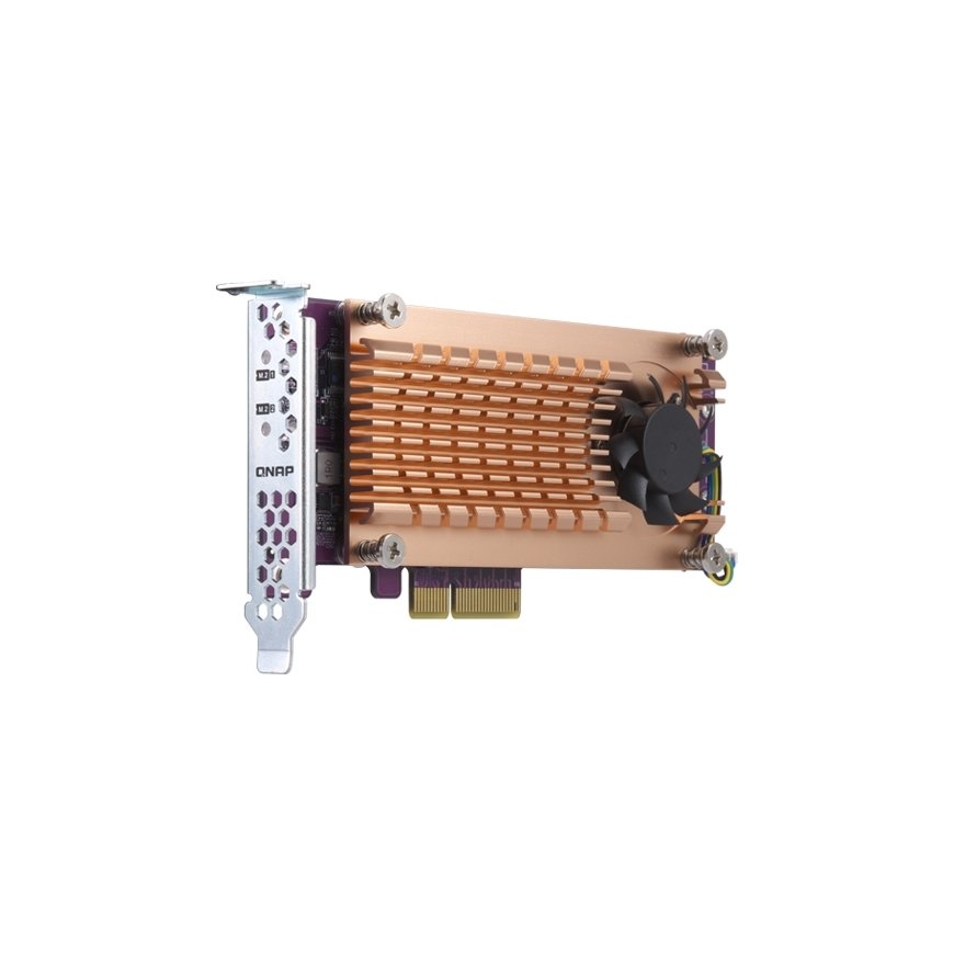 QNAP QM2 interfeisa karte/adapteris Iekšējs M.2 – 4