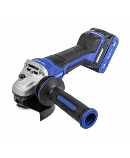Angle grinder RawlPlug R-PAG18-PV-XL2 18 V 2x5.0 Ah battery.