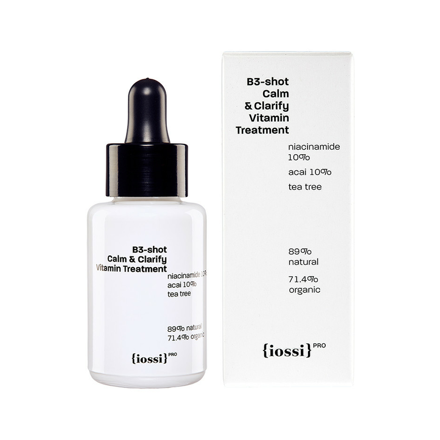 Iossi IOSSI_B3-Shot Calm&Clarify Vitamin Treatment koncentruotas serumas su niacinamidu 30ml – 2