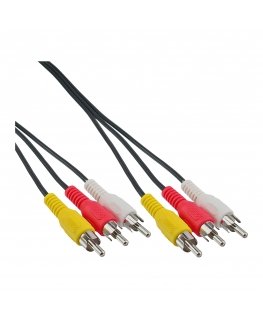 InLine AV Cable 3x RCA male / male 2m