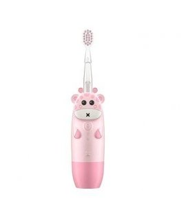 InnoGiO elektrinis dantų šepetėlis žirafa rožinis GIO-450PINK