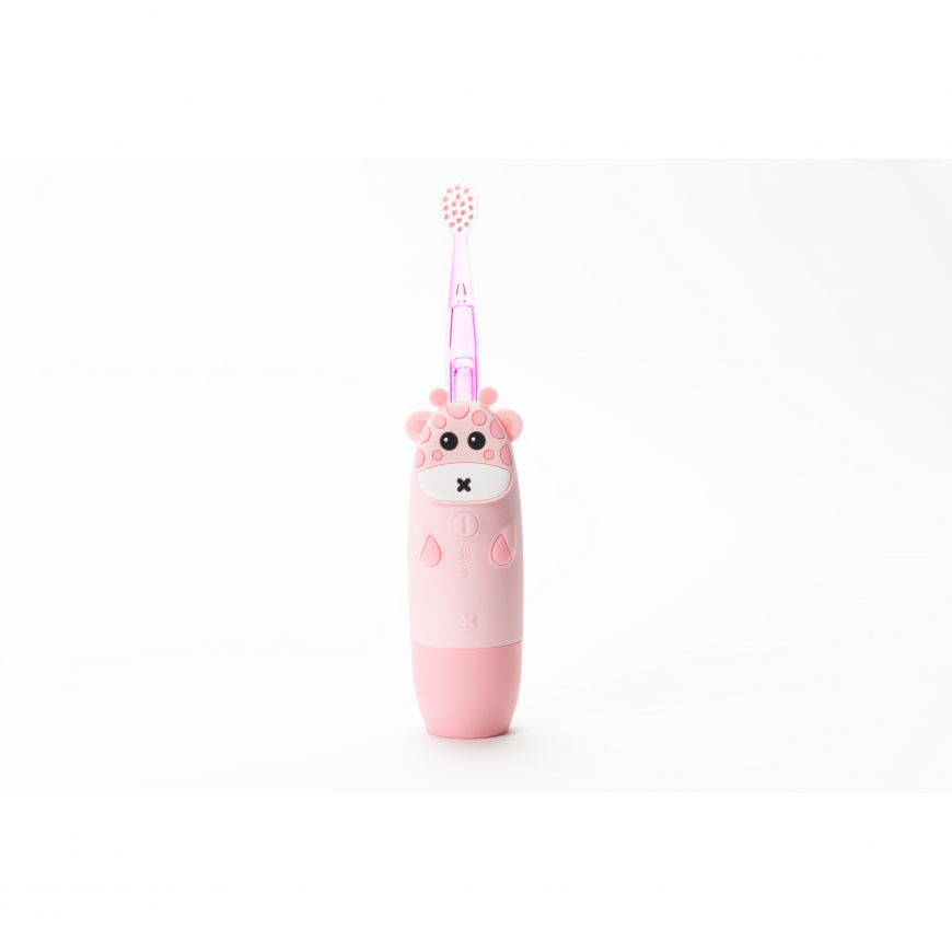 InnoGiO elektrinis dantų šepetėlis žirafa rožinis GIO-450PINK – 2