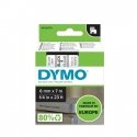 DYMO D1 - vakiopolyesteritarrat - Musta on kirkas -6mm x 7m