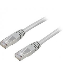 Deltaco FTP Cat6 Patch Cable, 20m tinklo kabelis Pilka