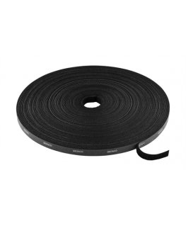Deltaco CM1025S kabelių tvirtinimo dirželis Pririšamasis kabelių tvirtinimo dirželis „Velcro“ (lipdu