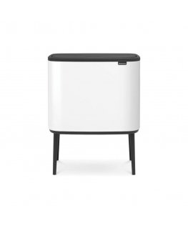 Brabantia 313547 prügikast 34 l Nelinurkne Plast Valge