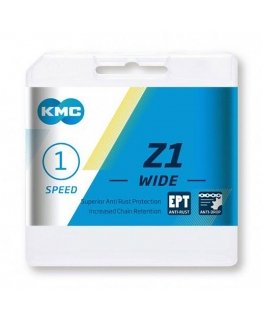 KMC Z1 Wide EPT Chain, 1 Gear / Silver