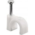 Goobay Cable Clip 7 mm, white Goobay Cable Clip 7 mm, white