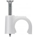 Goobay Cable Clip 7 mm, white Goobay Cable Clip 7 mm, white