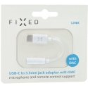 Fixed Link Adapter USB-C/3,5 mm jack, biały Fixed Link Adapter USB-C/3,5 mm jack, biały
