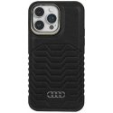 Case Audi Synthetic Leather MagSafe iPhone 14 Pro 6.1" black/black hardcase AU-TPUPCMIP14P-GT/D3-BK Case Audi Synthetic Leather MagSafe iPhone 14 Pro 6.1" black/black hardcase AU-TPUPCMIP14P-GT/D3-BK