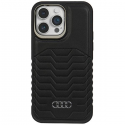 Case Audi Synthetic Leather MagSafe iPhone 14 Pro 6.1" black/black hardcase AU-TPUPCMIP14P-GT/D3-BK Case Audi Synthetic Leather MagSafe iPhone 14 Pro 6.1" black/black hardcase AU-TPUPCMIP14P-GT/D3-BK