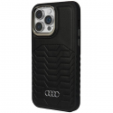 Case Audi Synthetic Leather MagSafe iPhone 14 Pro 6.1" black/black hardcase AU-TPUPCMIP14P-GT/D3-BK Case Audi Synthetic Leather MagSafe iPhone 14 Pro 6.1" black/black hardcase AU-TPUPCMIP14P-GT/D3-BK