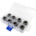 XSPC savienotājs G1/4" līdz 14 mm cietajai caurulei, melns hroms - 8 gab. XSPC savienotājs G1/4" līdz 14 mm cietajai caurulei, melns hroms - 8 gab.