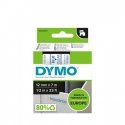 DYMO D1 - vakiopolyesteritarrat - Sininen läpinäkyvällä -12mm x 7m