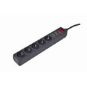 EnerGenie SPG5-C-5 ylijännitesuoja Musta 5 AC-pistorasia(a) 250 V 1,5 m EnerGenie SPG5-C-5 ylijännitesuoja Musta 5 AC-pistorasia(a) 250 V 1,5 m