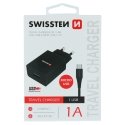 Swissten Travel Charger Smart IC USB 1A + Data Cable USB / Micro USB 1.2m Swissten Travel Charger Smart IC USB 1A + Data Cable USB / Micro USB 1.2m