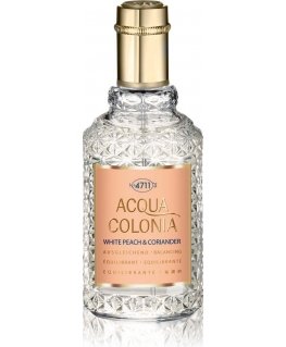 4711 Acqua Colonia Baltas Peach & Coriander Eau De Cologne Purškiklis 50ml