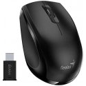 Bevielė pelė, Genius NX-8006S Type-C, juoda, optinė, 1200DPI