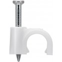 Goobay Cable Clip 6 mm, white Goobay Cable Clip 6 mm, white