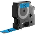 DYMO D1 - vakiopolyesteritarrat - Musta sinisellä -19mm x 7m DYMO D1 - vakiopolyesteritarrat - Musta sinisellä -19mm x 7m