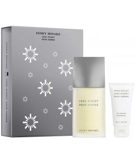 Kalėdų rinkinys „Issey Miyake“: „Issey“ vanduo, tualetinis vanduo, vyrams, 75 ml + „Issey“ vanduo, drėkinamasis, „Dušo želė“, sk