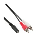 InLine 89940 audiokaapeli 1,5 m 3.5mm Musta InLine 89940 audiokaapeli 1,5 m 3.5mm Musta