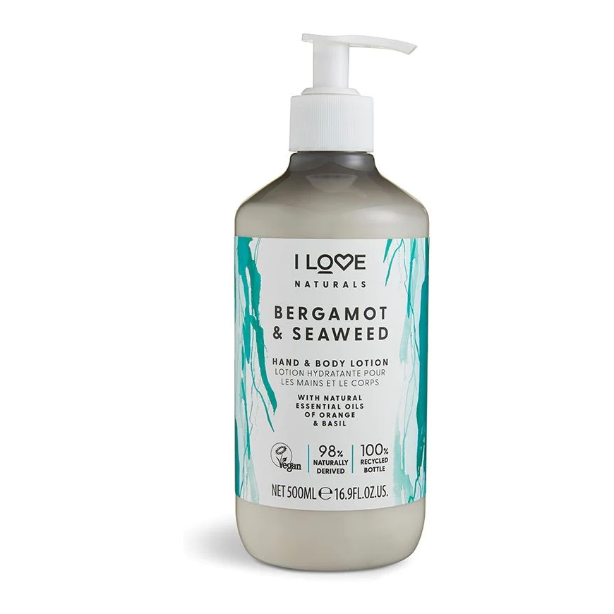 I Love Naturals Hand & Body Lotion Bergamot & Seaweed body and hand lotion 500ml – 2