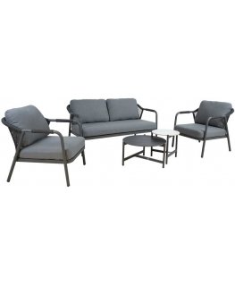 Outdoor furniture set Garden furniture set KASSEL 2 tables, sofa and 2 chairs