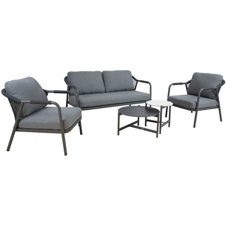Lauko baldų komplektas Garden furinture set KASSEL 2 tables, sofa and 2 chairs
