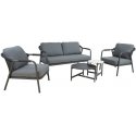 Outdoor furniture set Garden furniture set KASSEL 2 tables, sofa and 2 chairs