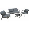 Lauko baldų komplektas Garden furinture set KASSEL 2 tables, sofa and 2 chairs