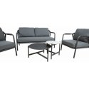 Outdoor furniture set Garden furniture set KASSEL 2 tables, sofa and 2 chairs