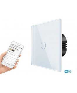 Spring Single-pole sensor switch, remote control (WIFI), White
