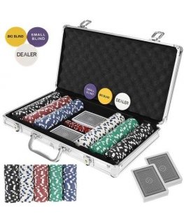 Malatec Poker - a set of 300 chips with a suitcase HQ 23528