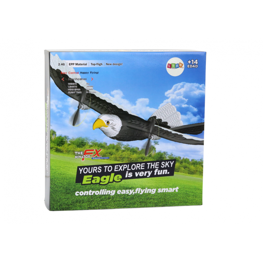 Lean Eagle Bird Remote Controlled RC Plane 2.4G 41cm x 28cm x 5cm – 4
