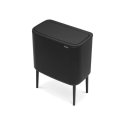 Brabantia 316203 урна для мусора 34 L Прямоугольный Стальной Черный Brabantia 316203 урна для мусора 34 L Прямоугольный Стальной Черный
