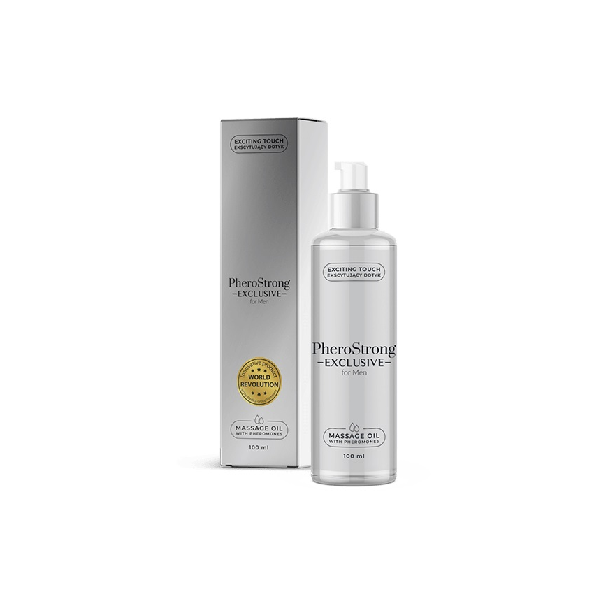 Pherostrong PHEROSTRONG_Exclusive For Men masažo aliejus su feromonais 100 ml