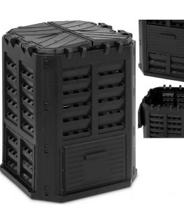Hillvert Kompostownik sodo na odpadki organiczne 68 x 68 x 84 cm 360 l